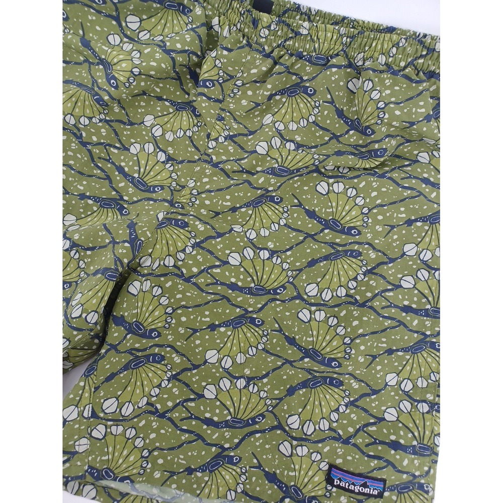 Patagonia Mens Baggies Long 7" Style 58034 Hexy Fish Pattern